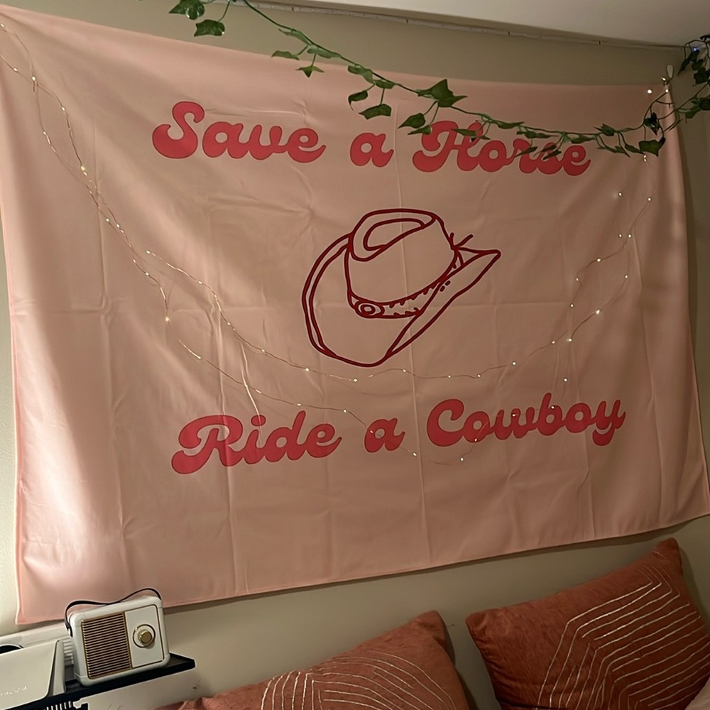 SAVE A HORSE RIDE A COWBOY FLAG